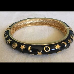 KJL celestial stars and moon Plus Size bangle NWOT